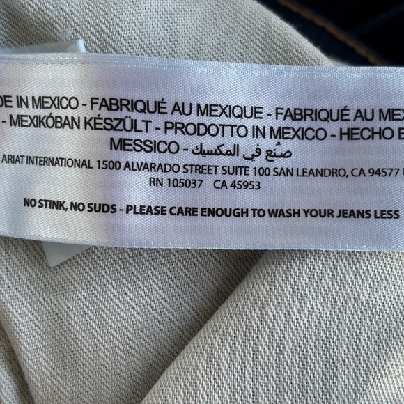 Ariat Men's Straight Leg Blue Jeans - Picture 11 of 16